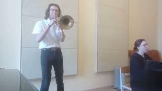 О. Ланге. концерт для тромбона с оркестром (1 часть) #trombone #тромбон