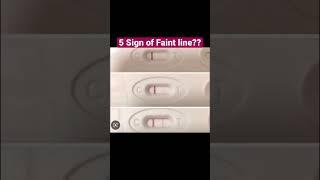 5 Sign of Faint line | Pregnancy or not? #shorts #trending #pregnancyannoucement #pregnancytest