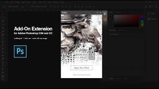 How to Use Editorial MIxed Media FX Photoshop Extension - Action ActionScript