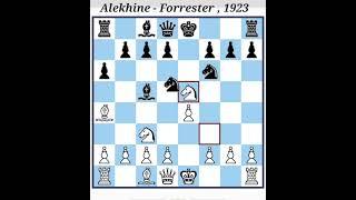 ALEKHINE SMASHING AN AMATEUR !