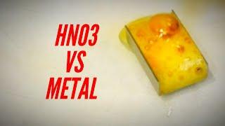 HNO3 Nitric acid reaction on metal