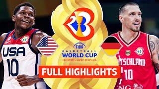 USA  vs Germany  | Full Game Highlights | FIBA Basketball World Cup 2023