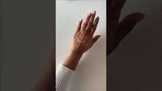 Natural Henna Stain Progression | HennabyKarisma #henna #mehndi #hennastain #satisfying