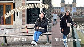 AMSTERDAM VLOG  TFIOS bench, Stroopwafel, Anne Frank House etc.
