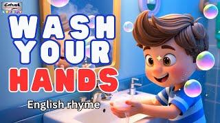 Wash Your Hands | Kids English Rhymes 2025 | Rhyme Videos | #catrackkidstv