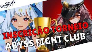 INSCRIÇÃO ABYSS FIGHT CLUB 3 - TORNEIO INTERNACIONAL