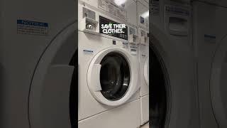 This washing machine got stock at 7 minutes 