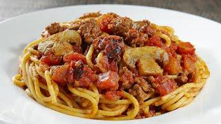 Spaghetti with Meat Sauce Recipe | How to Make Spaghetti with Meat Sauce