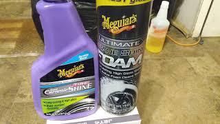 meguiars hybrid ceramic tire shine vs meguiars ultimate tire shine foam which has more gloss