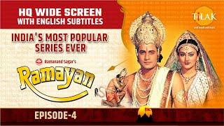 Ramayan EP 4 - शिक्षा पूर्ण कर अयोध्या लौटे | HQ WIDE SCREEN | English Subtitles