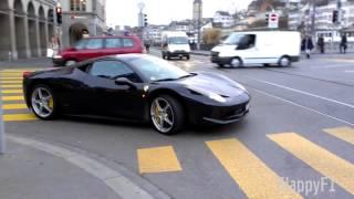 Black Ferrari 458 Italia! Awesome car!