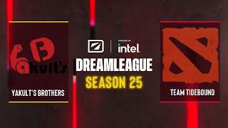 Dota2 - Yakult's Brothers vs Team Tidebound - DreamLeague Season 25 - China - Closed Qualifier