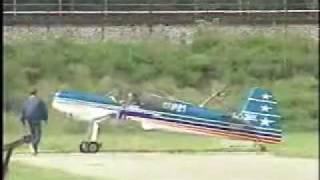 Flat Spin and Prop Comes Off at Airshow