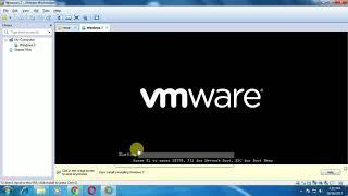 How to install Windows 7 on  VMware Workstation 9 very quickly