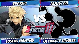 S Factor 11 TOP 8 - Spargo (Cloud) Vs. Maister (Game & Watch) Smash Ultimate - SSBU