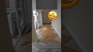 This Floor Is STUNNING!#Home #InteriorDesign #Extension #Renovation #Flooring