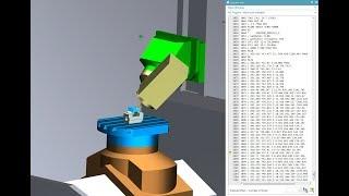 NC-code simulation in NX CAM