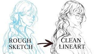 [MediBang] How I Lineart - TUTORIAL