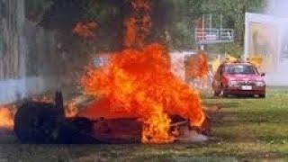 GERHARD BERGER F1 FIRE CRASH (HD) - 1989 SAN MARINO GRAND PRIX