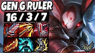 Kalista vs Zeri ADC [ Gen G Ruler ] Korea Challenger Patch 12.16 