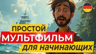 НАЧНИ ПОНИМАТЬ немецкий на слух. ЛЕГКИЙ МУЛЬТИК для начинающих
