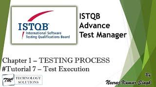 ISTQB Test Manager | 1.6 Test Execution | Test Reporting | ISTQB Tutorials