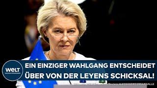 EUROPA: Kommissionspräsidentin Ursula von der Leyen kämpft im Europaparlament um zweite Amtszeit