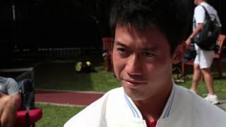 US Open 2014 Kei Nishikori Interview Saturday