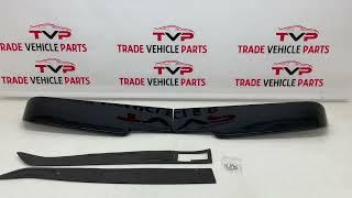 Fits VW Transporter T5 T6 2003-2021 Twin Barn Door Rear Roof Boot Spoiler Gloss Black