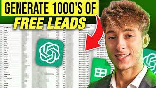 Steal this FREE ChatGPT Lead Generation Method NOW