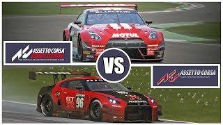 Assetto Corsa vs Assetto Corsa Competizione. Graphics comparision.