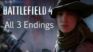 Battlefield 4 - All Ending Cutscenes {Full 1080p HD}