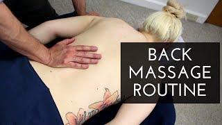 Massage Tutorial: Full Back Massage Routine