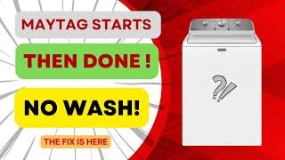 Maytag Washer Won’t Wash? Fixing the Start-to-Done Problem