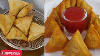 Zabardast crispy Keema samosa Iftar recipe by Food Version | Quick and Easy recipe Try samosa recipe