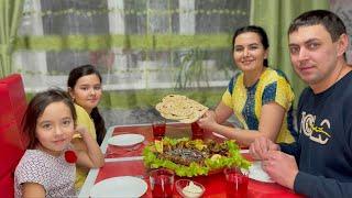 Russia Village Life Cooking in the Russian Oven Lula Kebab with Pickled Vegetables/My Life in Russia