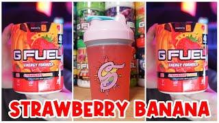 GFUEL STRAWBERRY BANANA TASTE TEST AND REVIEW