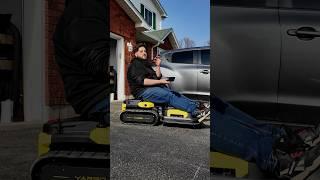 This TANK Can do one interesting thing #lawnrobot #yarbo #yarbolawnmower #robot