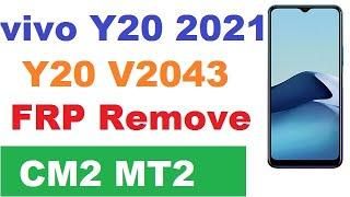 Vivo Y20 (2021) V2043 Pattern Unlock | FRP Remove Cm2-MT2-Just One Click By GSM JAFARABAD Team