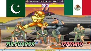 Street Fighter II' - Champion Edition  zulfqar98 (Pakistan) vs izaghi10 (Mexico) arcade