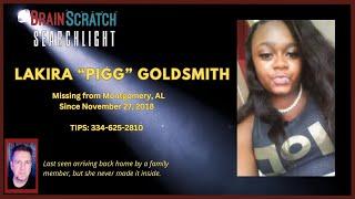 Where is Lakira "Pigg" Goldsmith?  SEARCHLIGHT