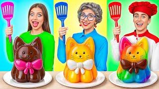 Me vs Grandma Chocolate Food Challenge | Epic Food Battle by Multi DO Joy