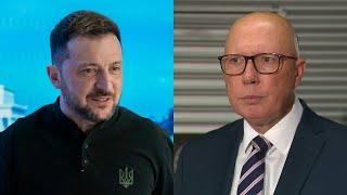 Peter Dutton: Zelenskyy a ‘modern-day hero’