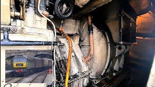 A glimpse inside Class 47's engine room at Ecclesbourne Valley Railway