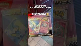Only one Prismatic Evolution blister pack was left  #pokemon #pokemoncards #pokemontradingcards