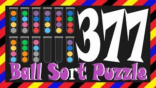 Ball Sort Puzzle Level 377 No Extra TubesGame Walkthrough