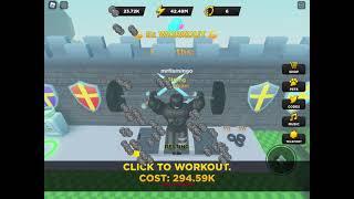 Wasting 100M energy/ on the 5x workout update in *strongman simulator*