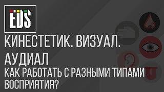 Кинестетик. Визуал. Аудиал. Как работать с разными типами восприятия?