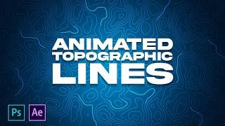 How to Make Animated Topographic Background (+FREE FILES) - Tutorial by EdwardDZN