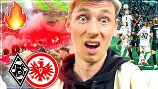 Explosionen & Pyro Beim Spiel  Borussia Monchengladbach gegen Eintracht Frankfurt 1:3  Stadionvlog